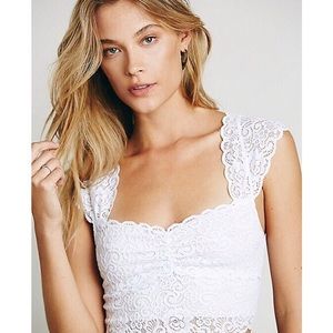 Free People Intimately Lace Crop Top/Bralette